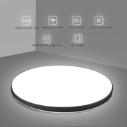 Plafonnier LED SOLIS 37cm 33W Lumière Froide Noir