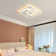 Lustre LED avec télécommande NOLUX 34W, Carré, Lumière Froide/Chaude/Neutre, Dimmable, Blanc