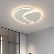 Lustre LED avec télécommande FUTURA LUMINA 98W, Ovale, Lumière Froide/Chaude/Neutre, Dimmable, Blanc