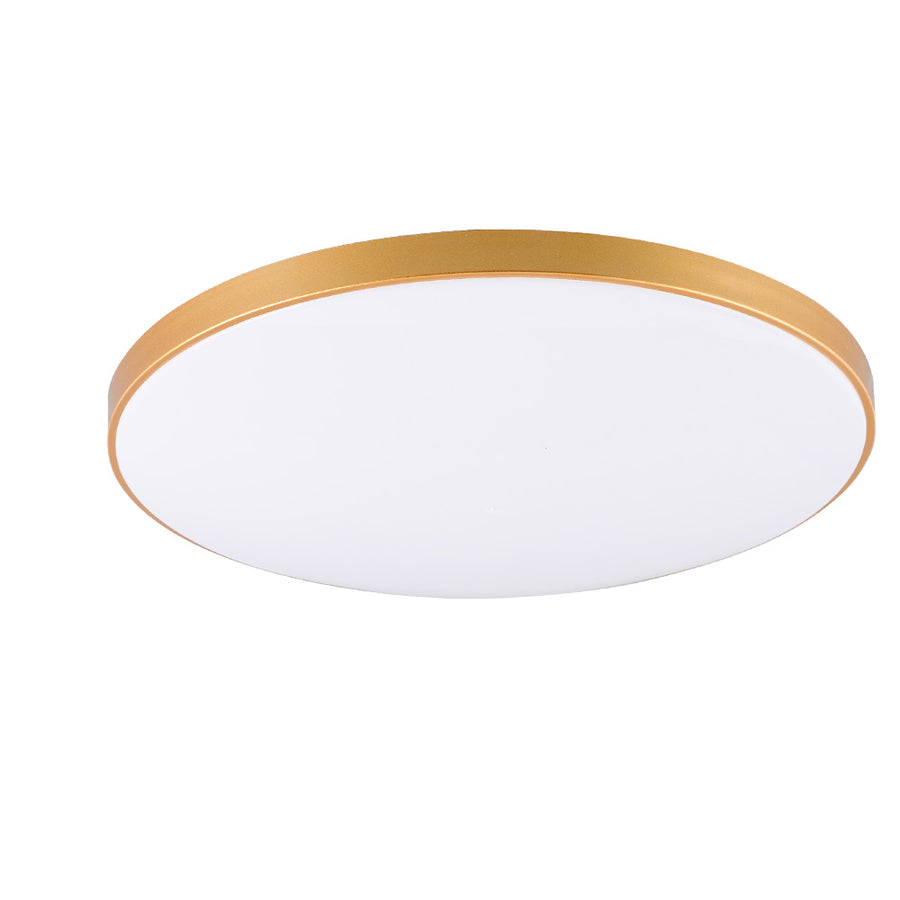 Plafonnier LED SOLIS 47cm 48W Lumière Froide Or