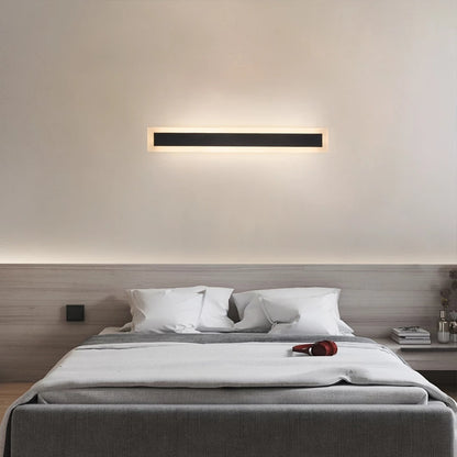 Applique murale LED d'extérieur Mack, longueur 30 cm, 4 W, IP65, métal, linéaire, noir