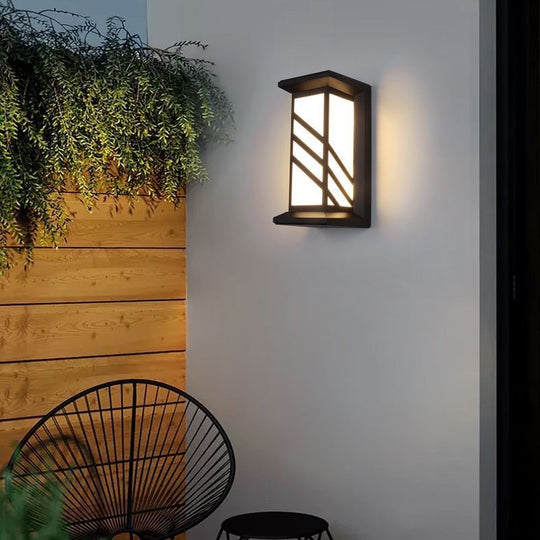 Applique murale d'extérieur LED AX140BK 20W Blanc Noir Appliques d'extérieur Default Title Alessandro Design