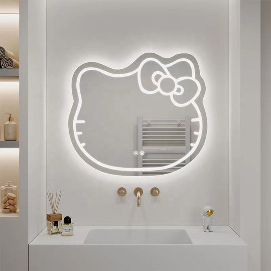 Miroir LED Kitty Cat, 80X70, tactile, système anti-buée, miroirs à intensité variable Korman E Default Title Alessandro Design