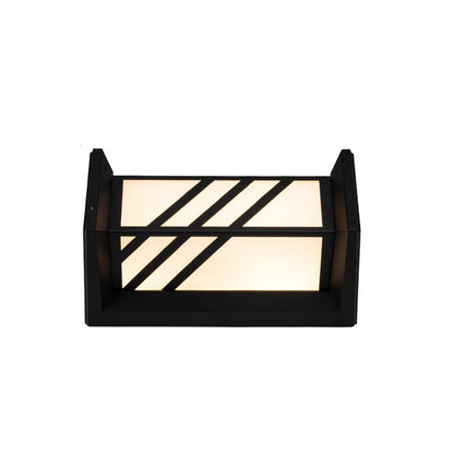 Applique murale extérieure LED AX140BK 20W Blanc Noir