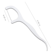 Lot de 100 cure-dents avec fil dentaire