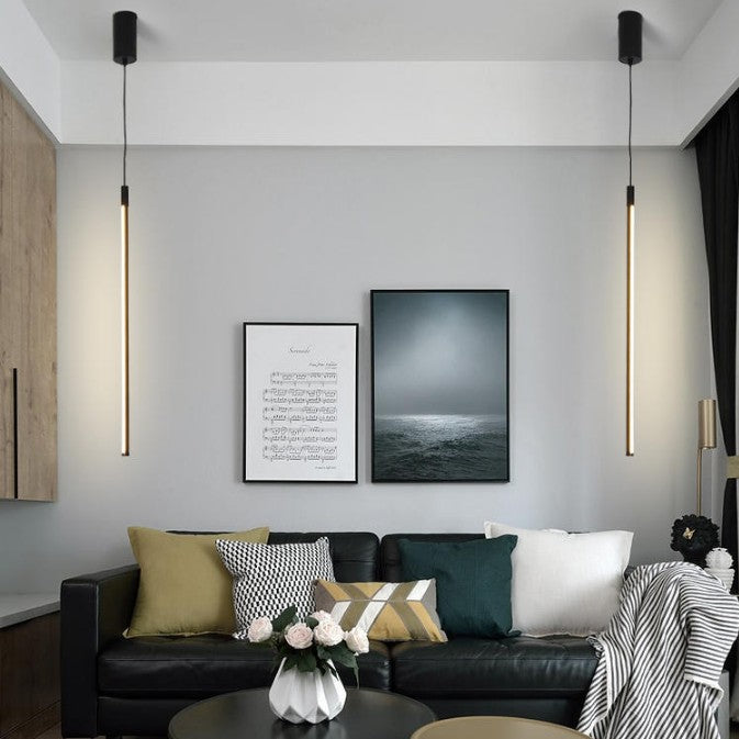 Suspension Pluto, 17 W, lumière froide/chaude/neutre, noir