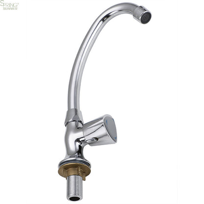Robinet d'eau froide avec bec rotatif, chromé, AR003