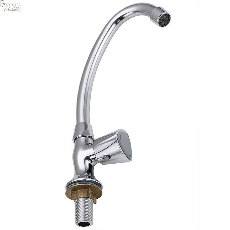 Robinet d'eau froide avec bec rotatif, chromé, AR003
