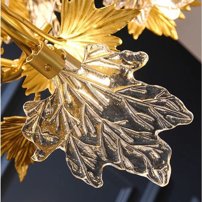 Lustre moderne, CM260/800GD, 8xE14, diamètre 80 cm, doré, hauteur réglable, métal et cristaux