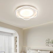 Lustre LED avec télécommande MODERNO 77W, 2 Cercles, Lumière Froide/Chaude/Neutre, Dimmable, Blanc
