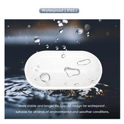 Applique murale extérieure LED AX320/218WH, 24W, Lumière chaude 3000K, IP65, Blanc, Métal