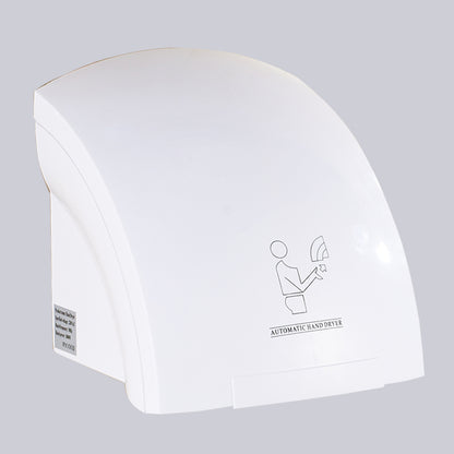 Sèche-mains avec capteur, 1800W, blanc, Abs