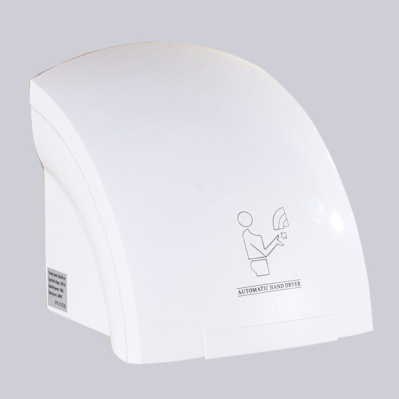 Sèche-mains avec capteur, 1800W, blanc, Abs