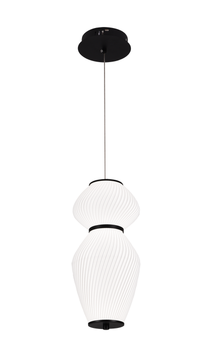 Lustre suspendu LT022/2WH, 2xE27, diamètre 40,5 cm, hauteur 16,5 cm, IP20, blanc, plexiglas, fer, ampoules non incluses