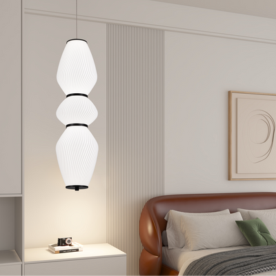 Lustre suspendu LT022/3WH, 3xE27, diamètre 66 cm, hauteur 16,5 cm, IP20, blanc, plexiglas, fer, ampoules non incluses