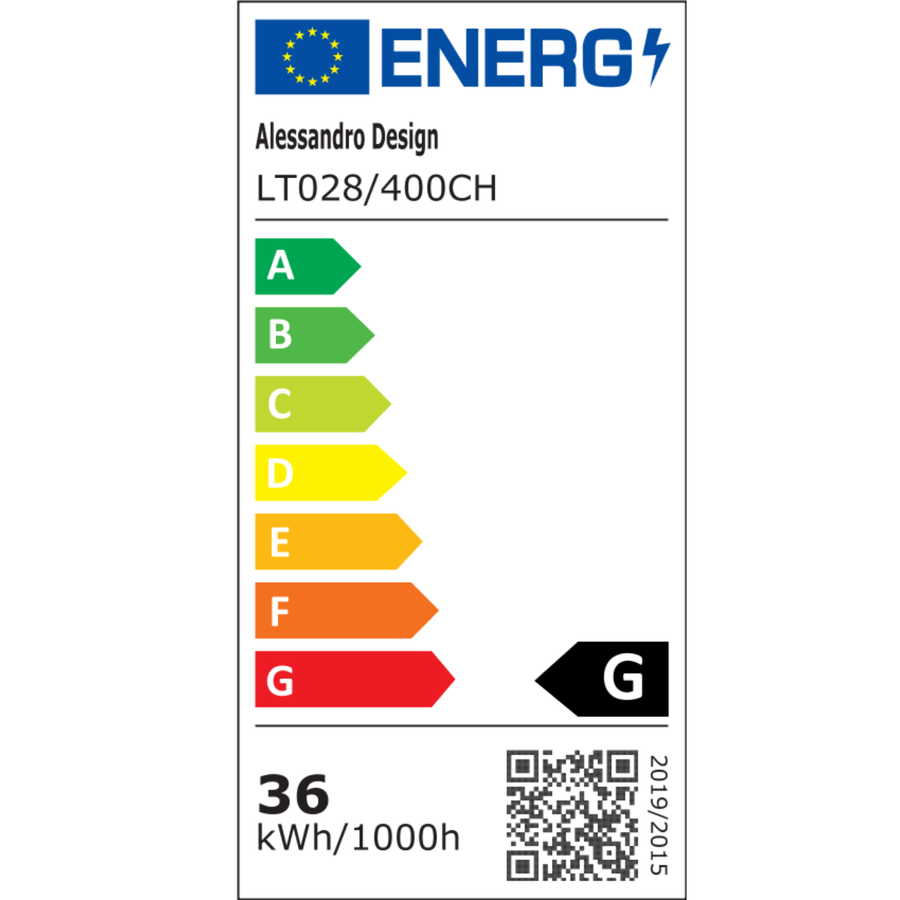 Lustre LED suspendu avec télécommande et cristal 36W, 2 Cercles, Lumière Froid/Chaud/Neutre, Dimmable, Chrome Brillant, Hauteur Réglable