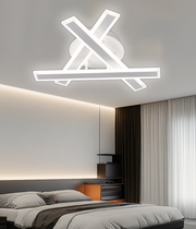 Lustre LED avec télécommande LT755/3WH, 62,2W, 40*5,5*10, IP20, lumière froide/chaude/neutre, variable, blanc, fer, plexiglas