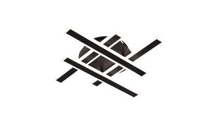 Lustre LED avec télécommande LT755/4BK 85W, linéaire, lumière froide/chaude/neutre, variable, noir