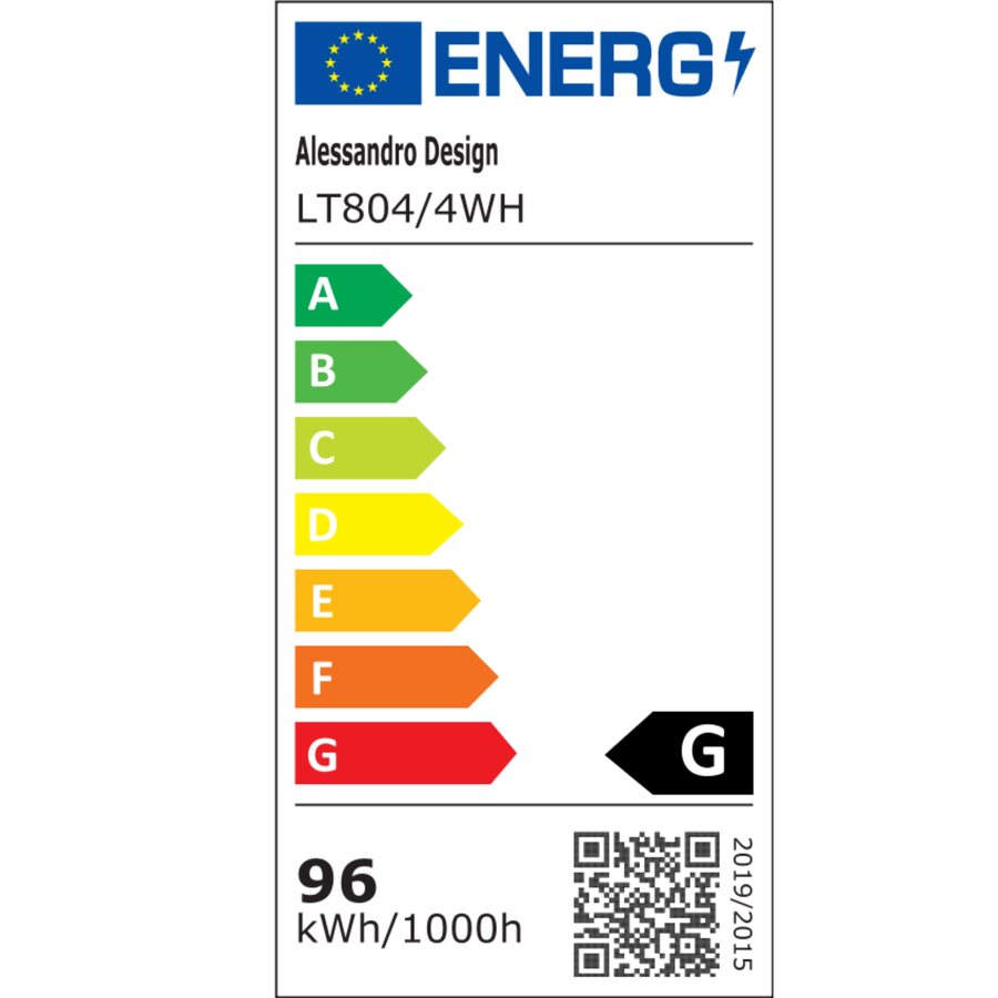 Lustre LED avec télécommande SUSAN 96W, 4 carrés, Lumière Froide/Chaude/Neutre, Dimmable, Blanc