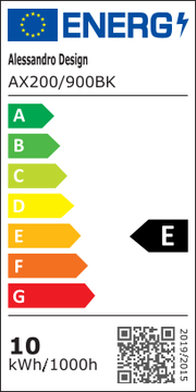 Applique murale d'extérieur LED Mack, Longueur 90 cm, 10 W, IP65, Métal, Linéaire, Noir