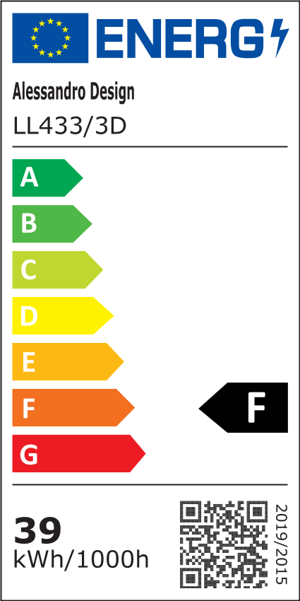 Lustre LED NEXA Triangle 3D 36W, Blanc, Lumière Froid/Chaude/Neutre
