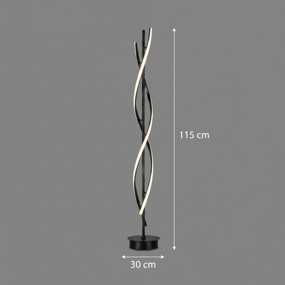 Lampe LED Upsilon, 27W, 3000K/ 4000K/ 6000K, Métal et Acrylique, Noir