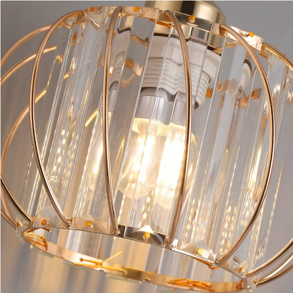 Lustre classique moderne, suspendu, Monica, 3 X E27, or, métal et verre, lustres classiques à hauteur réglable Titre par défaut Alessandro Design