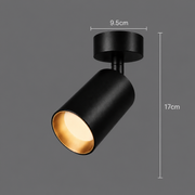Lustre Joom avec projecteur linéaire 2XGU10 Noir