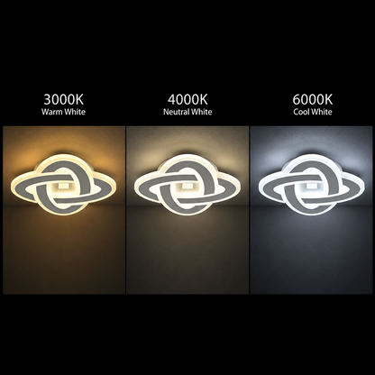 Lustre LED CRINELLA 45W, diamètre 23cm, lumière froide/chaude/neutre, lustre LED blanc Default Title Alessandro Design
