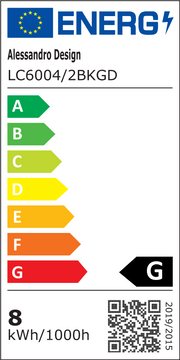 Lustra LED DASHOGUZ, Ø105cm, 8W, 28 Brate, Lumina Neutra, Metal si Acrilic, Negru si Auriu