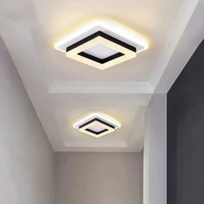 Lustre LED MODERNE 25W, Dimensions 19,5x19,5 cm, Carré, Lumière Froid/Chaud/Neutre, Lustres LED Noirs Titre par défaut Alessandro Design