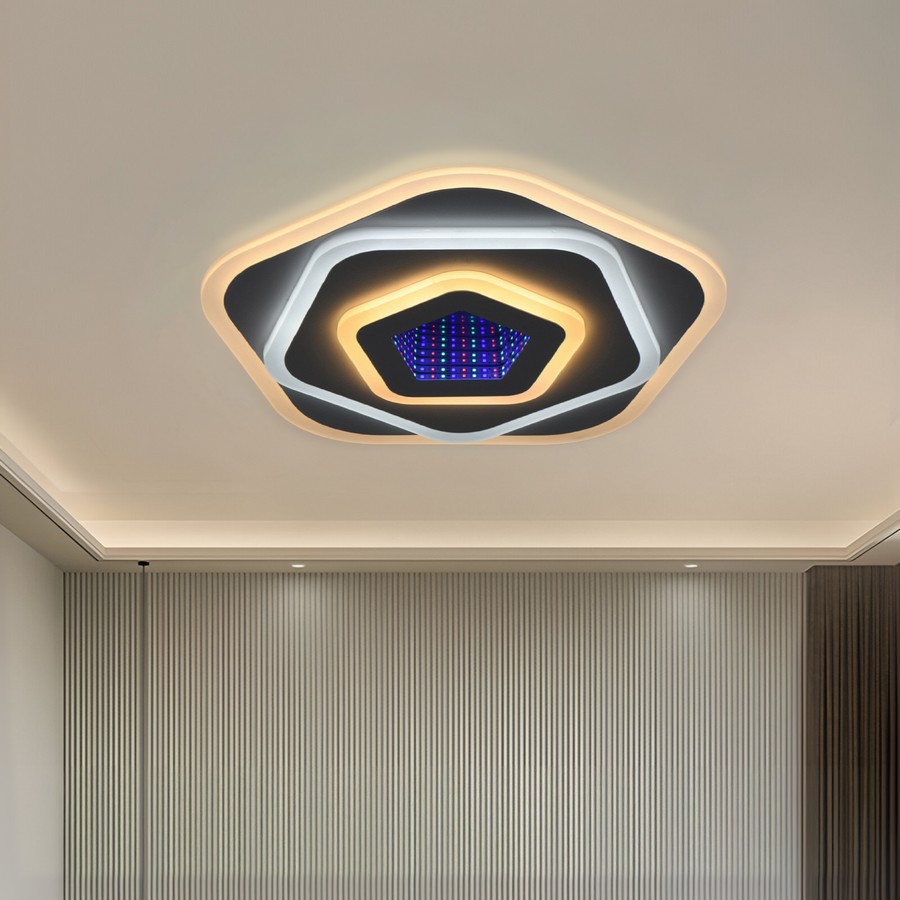 Lustre LED NEXA 3D 39W, diamètre 23 cm, lumière froide/chaude/neutre, lustre LED blanc Default Title Alessandro Design