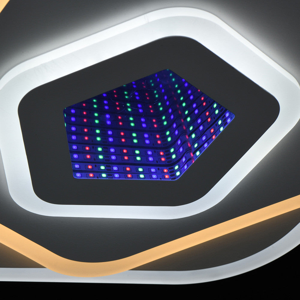 Lustre LED NEXA 3D 39W, diamètre 23 cm, lumière froide/chaude/neutre, lustre LED blanc Default Title Alessandro Design