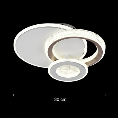 Lustre LED NYXORA 44W, 3 Cercles, Lumière Froide/Chaude/Neutre, Lustres LED Blancs Default Title Alessandro Design