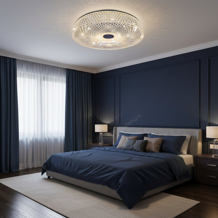 Lustre LED RADIAN Nobile, 43W, diamètre 39,5 cm, lumière chaude/neutre/froide, lustre LED blanc Default Title Alessandro Design