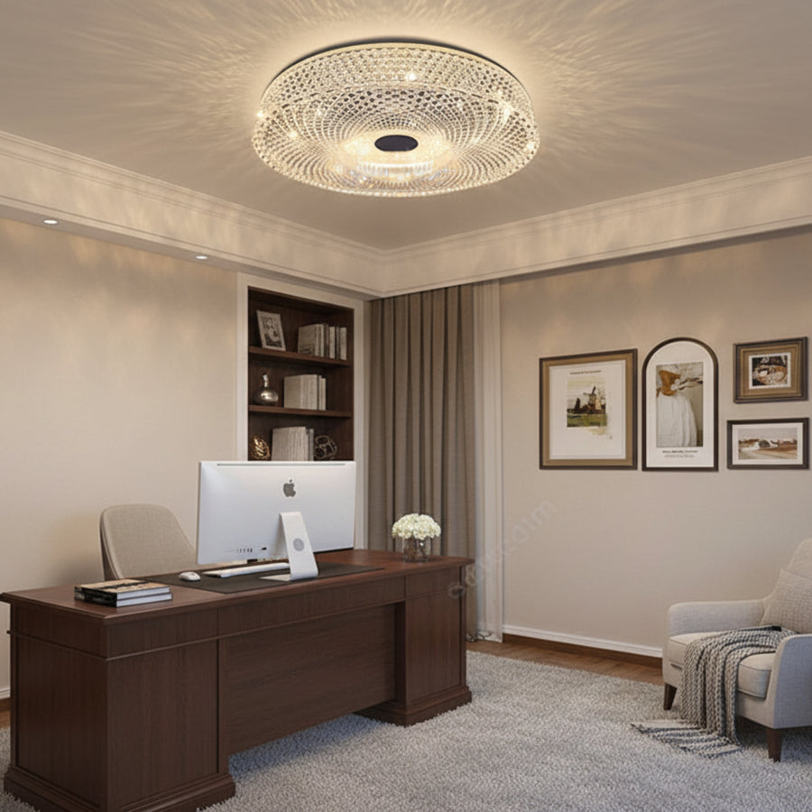 Lustre LED RADIAN Nobile, 43W, diamètre 39,5 cm, lumière chaude/neutre/froide, lustre LED blanc Default Title Alessandro Design
