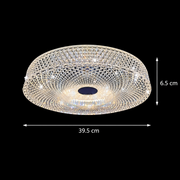 Lustre LED RADIAN Nobile, 43W, diamètre 39,5 cm, lumière chaude/neutre/froide, lustre LED blanc Default Title Alessandro Design