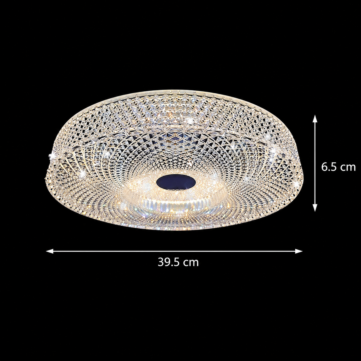 Lustre LED RADIAN Nobile, 43W, diamètre 39,5 cm, lumière chaude/neutre/froide, lustre LED blanc Default Title Alessandro Design