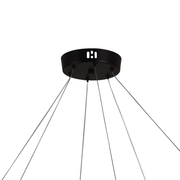 Lustre LED suspendu en acrylique UNDA Crown, 28 W, lumière chaude/neutre/froide 3000/4000/6000 K, blanc, hauteur réglable, lustres modernes en métal et acrylique Titre par défaut Alessandro Design