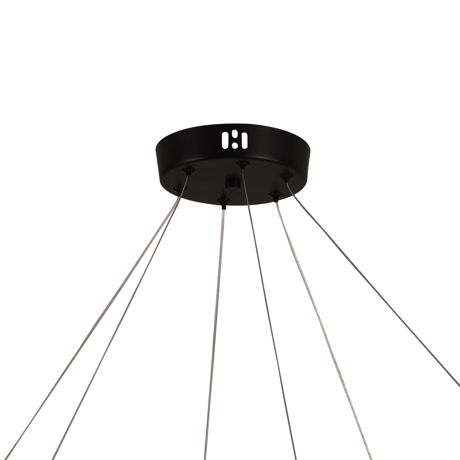 Lustre LED suspendu en acrylique UNDA Crown, 28 W, lumière chaude/neutre/froide 3000/4000/6000 K, blanc, hauteur réglable, lustres modernes en métal et acrylique Titre par défaut Alessandro Design