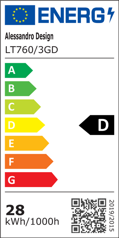 Lustre LED suspendu en acrylique UNDA Crown, 28W, lumière chaude/neutre/froide 3000/4000/6000K, blanc, hauteur réglable, métal et acrylique