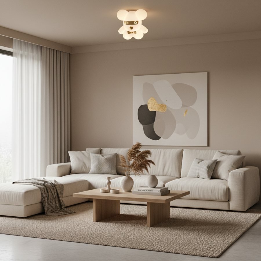 Lustre LED URSULETI CP220, 95W, 3000/4000/6000K, Blanc
