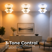 Lustre LED URSULETI CP220, 95W, 3000/4000/6000K, Blanc