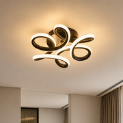 Lustre LED VERTEX HELIX, 65W, Lumière froide/chaude/neutre, Noir