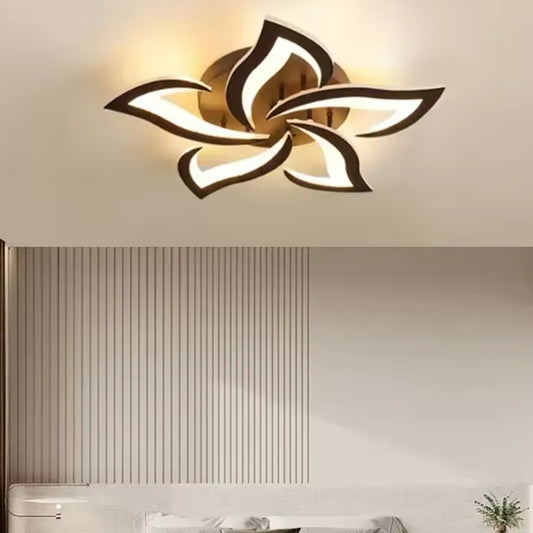 Lustre LED avec télécommande LT660/5BK, 5 éléments, 54 W, lumière 3000/4000/6000 K, noir, lustres LED à hauteur réglable avec télécommande Titre par défaut Alessandro Design