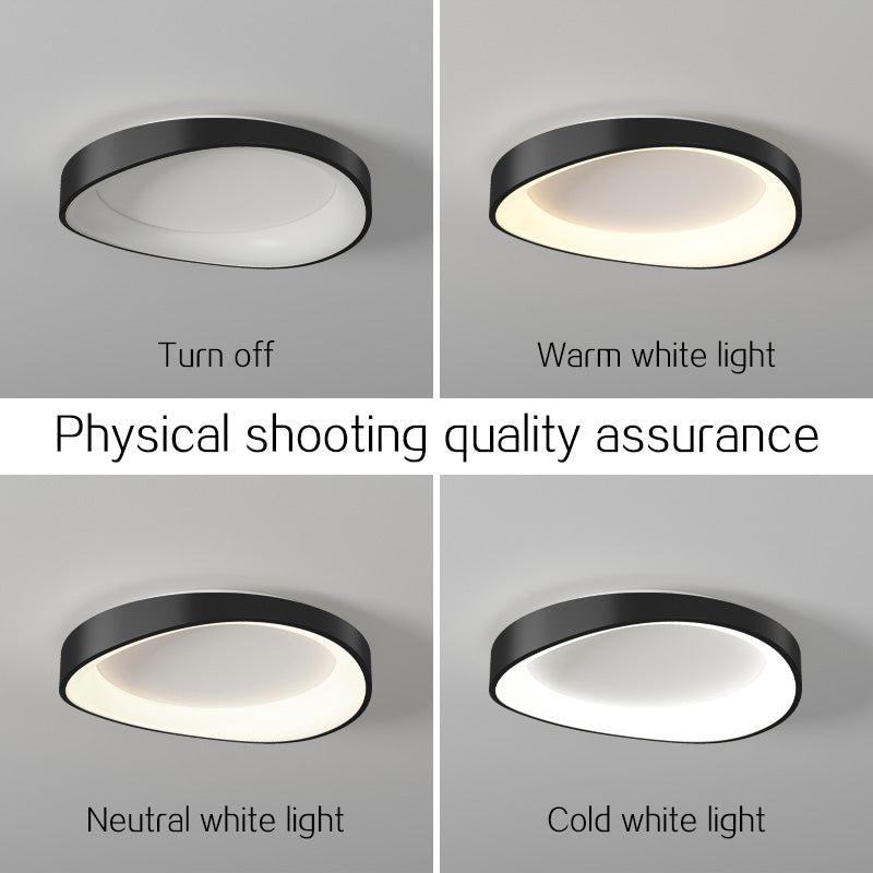 Plafonnier LED avec télécommande, PL103/520BK, 29 W, diamètre 50 cm, lumière chaude/froide/neutre, lustres LED noirs avec télécommande Titre par défaut Alessandro Design