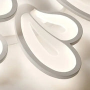 Lustre LED avec télécommande BLOSSOM 95W, 5 pétales, Lumière Froide/Chaude/Neutre 3000K/4000K/6000K, Dimmable, Blanc, Métal et Acrylique Lustres LED avec Télécommande Titre par défaut Alessandro Design