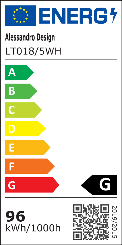 Lustre LED avec télécommande DALIA 96W, 5 pétales, Lumière froide/chaude/neutre, Dimmable, Blanc