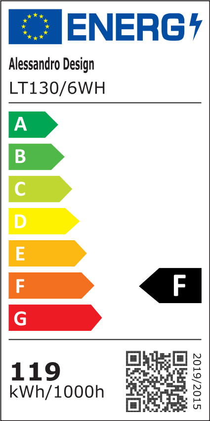 Lustre LED avec télécommande ELLA 119W, 6 Carrés, Lumière Froide/Chaude/Neutre, Dimmable, Blanc, Métal et Acrylique