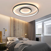 Lustre LED avec télécommande FIGURATO, 63W, 3 Cercles, Lumière Froide/Chaude/Neutre, Dimmable, Noir Lustres LED avec Télécommande Default Title Alessandro Design